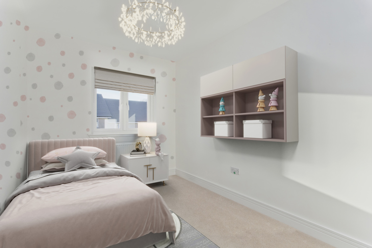 07 Bed 3 With Wallpaper VS