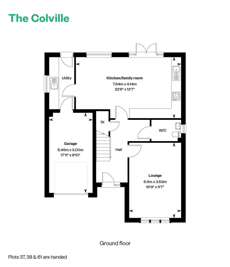 Hillside Gardens Web Floor Plan The Colville GF 800 X 1200