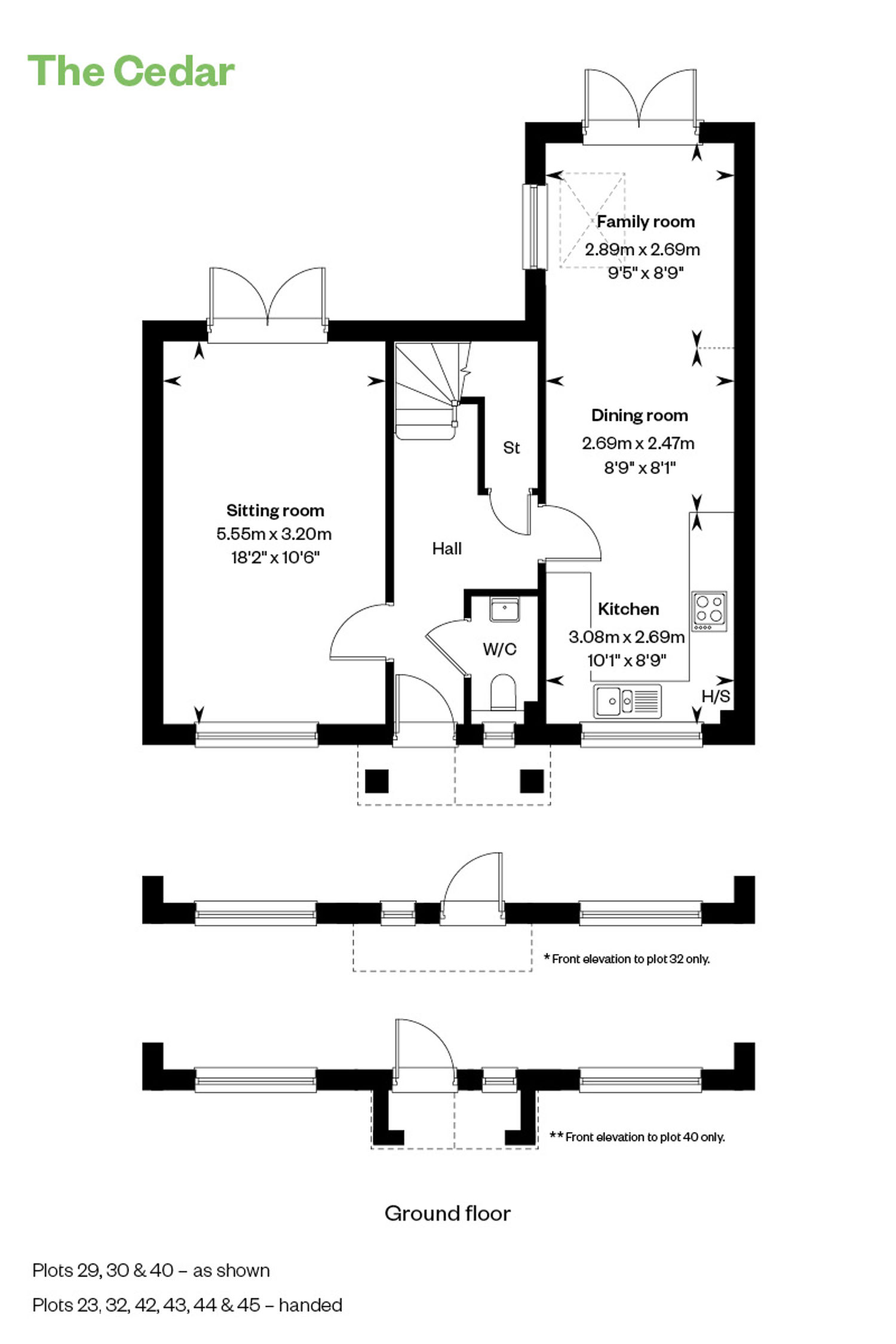 Floorplan of house for sale at Worting Park. New homes for sale in Basingstoke