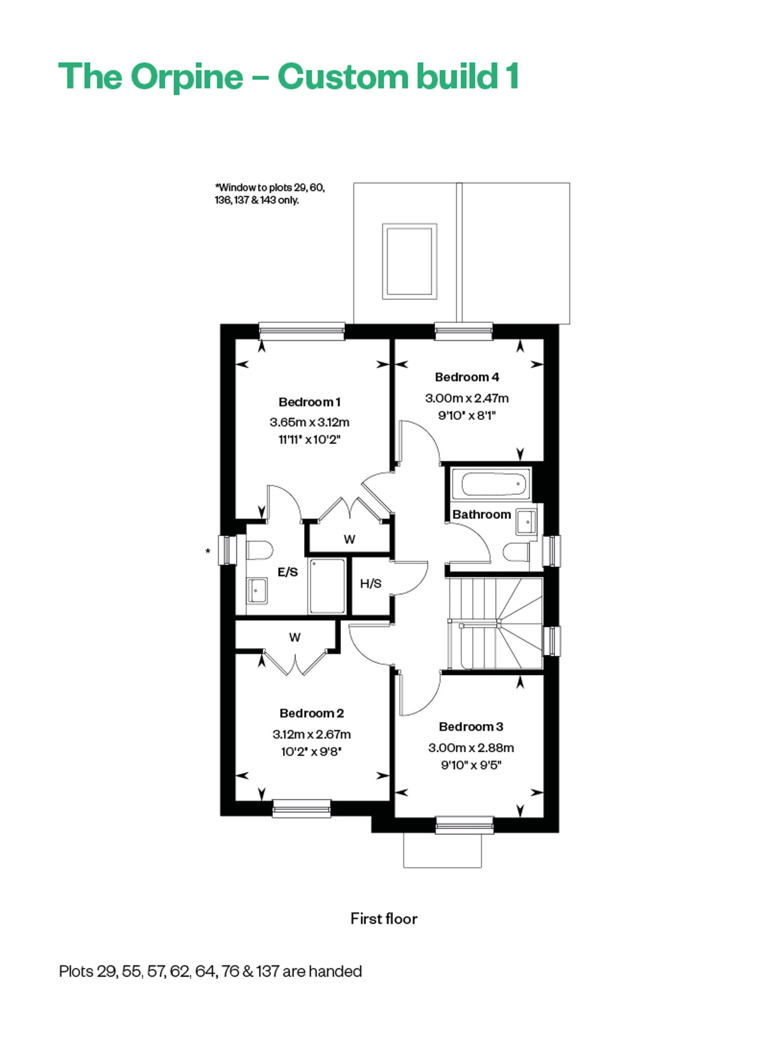 Samuel Gardens Floorplans The Orpine CB1 FF