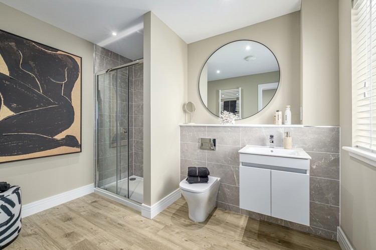The Logan Showhome - Primary bedroom en suite