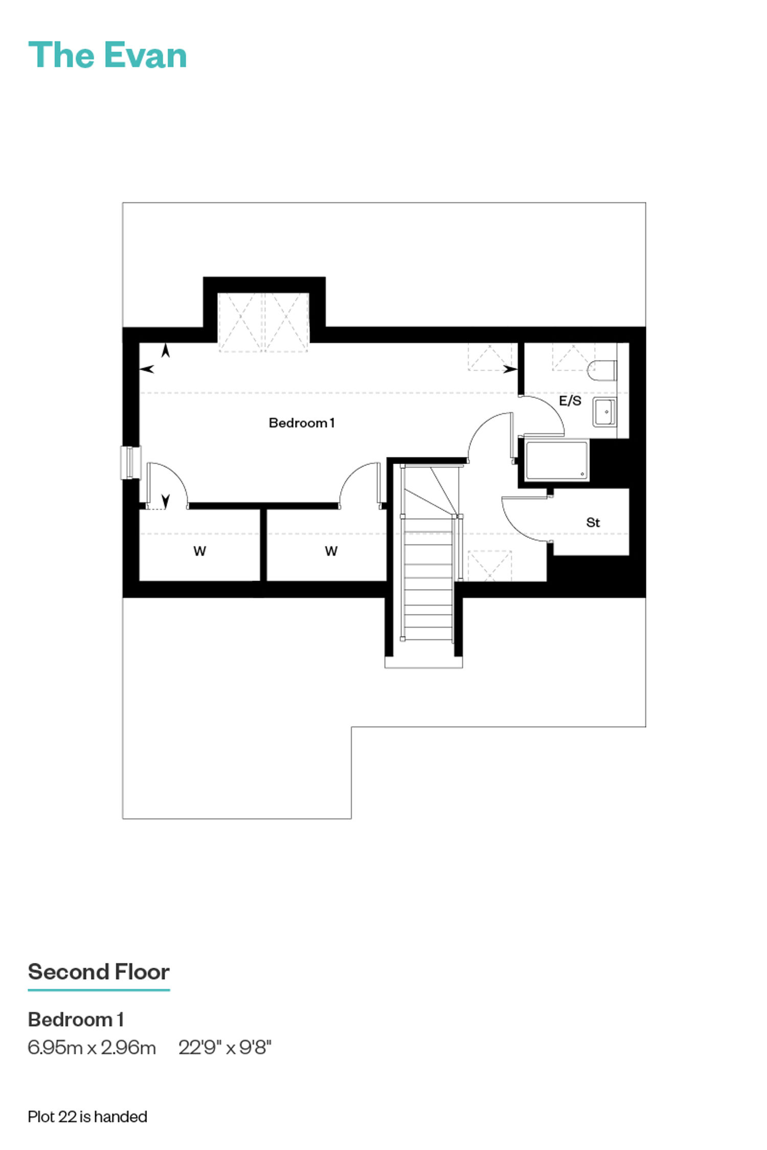 The Crawfields Floorplan Evan SF