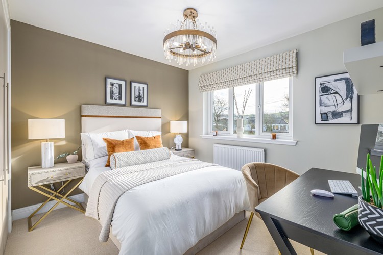 4 bedroom showhome | generous bedroom with soft neutral tones