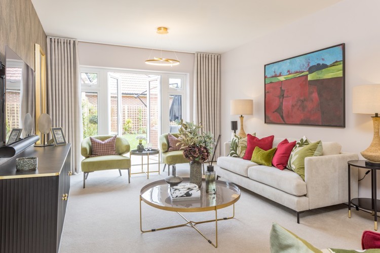 Livingroom New homes in Chipping Norton Willow House type 