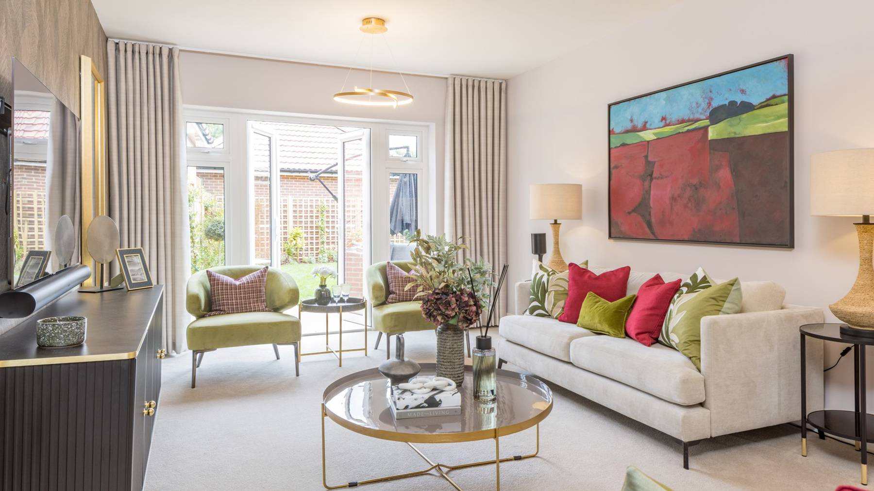 Livingroom New homes in Chipping Norton Willow House type 