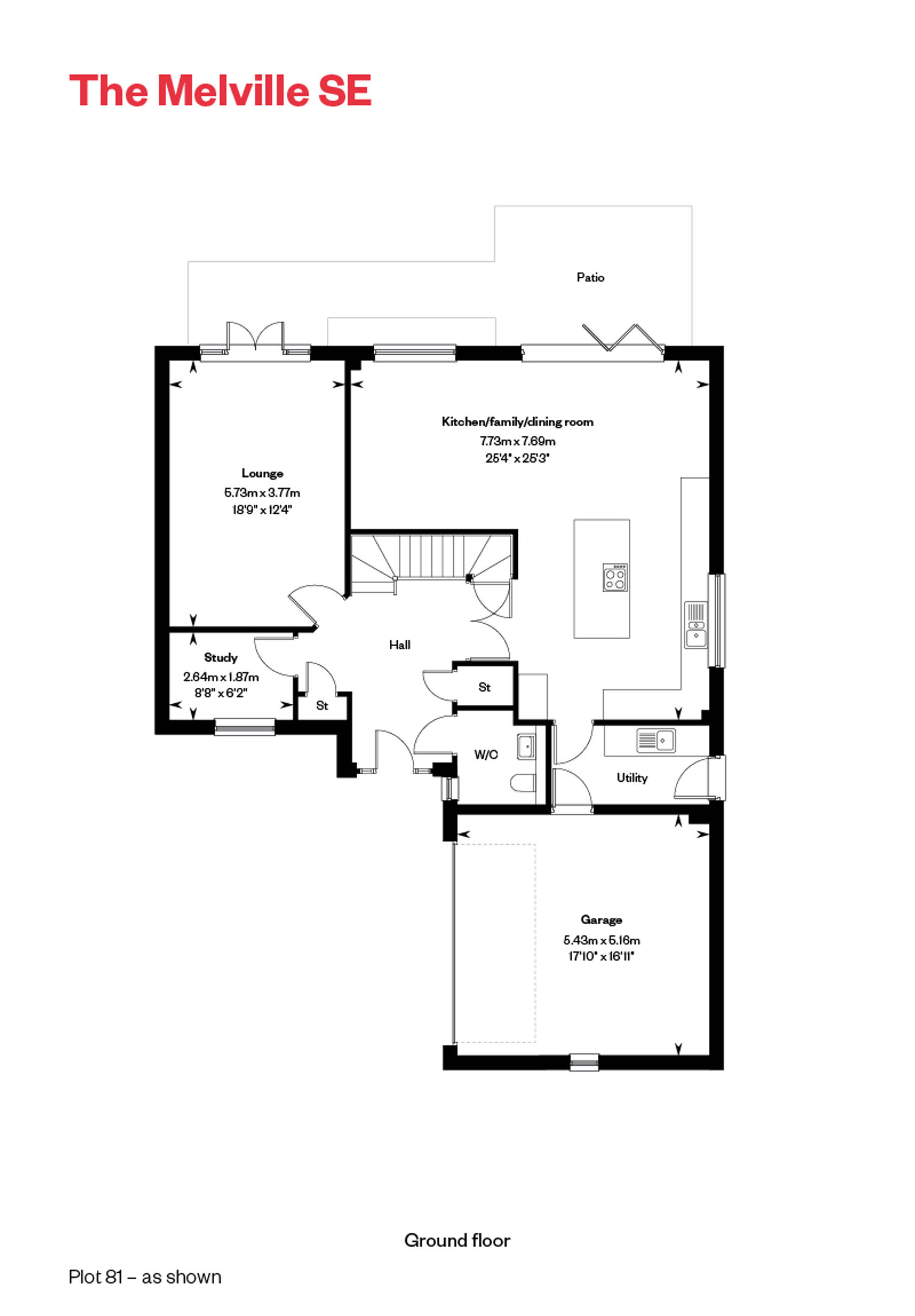 5918601 CALA WEST Cornhill Village Home Styles Web Floorplans 800X1200 The Melville SE GF 7526513