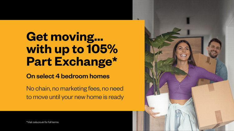 Move with up to 105% Part Exchange | On select 4 bedroom homes at Craighall Village