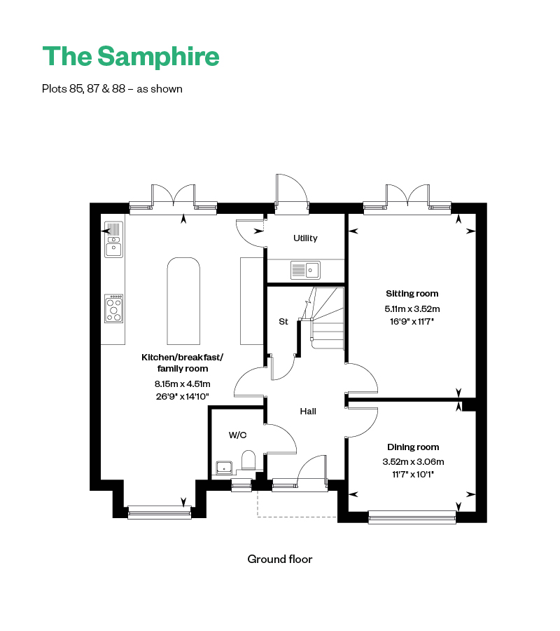 Floorplan of house for sale in Crowthorne