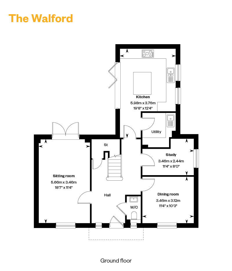 Staggs Farm Floor Plans The Walford GF