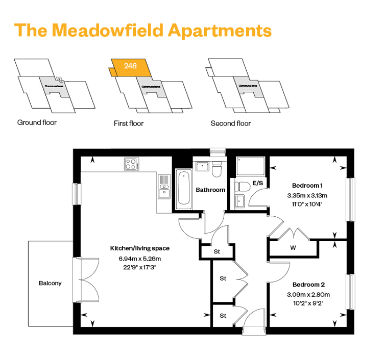 The Meadowfield Apartment Plot 248