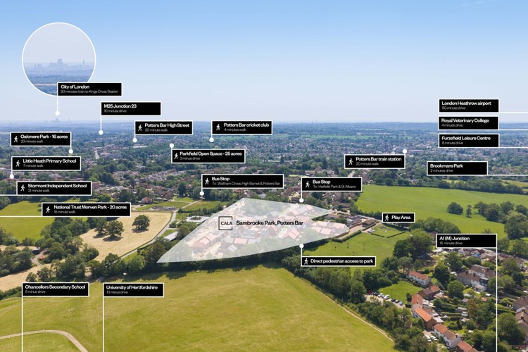 Sambrooke Drone View