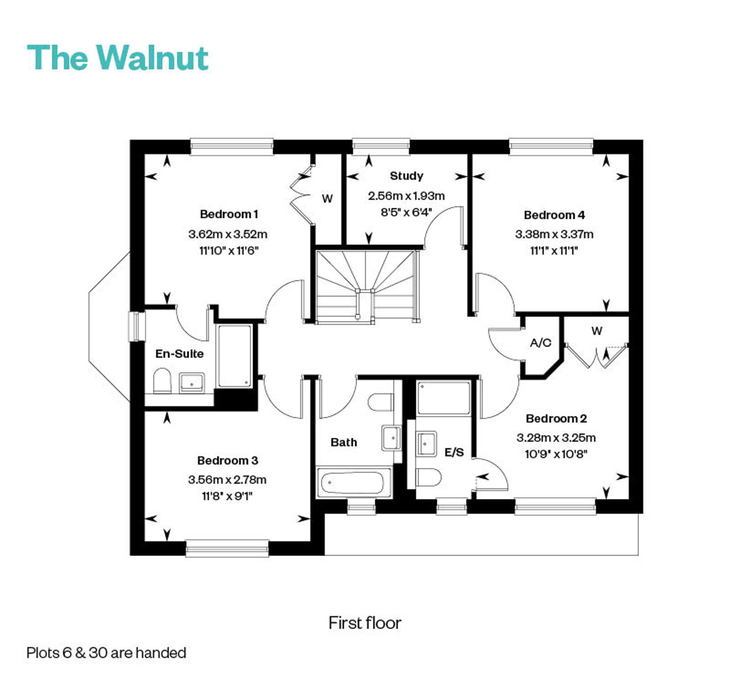 6247249 Oakwood Park Walnut Canford Floorplan Amend Web