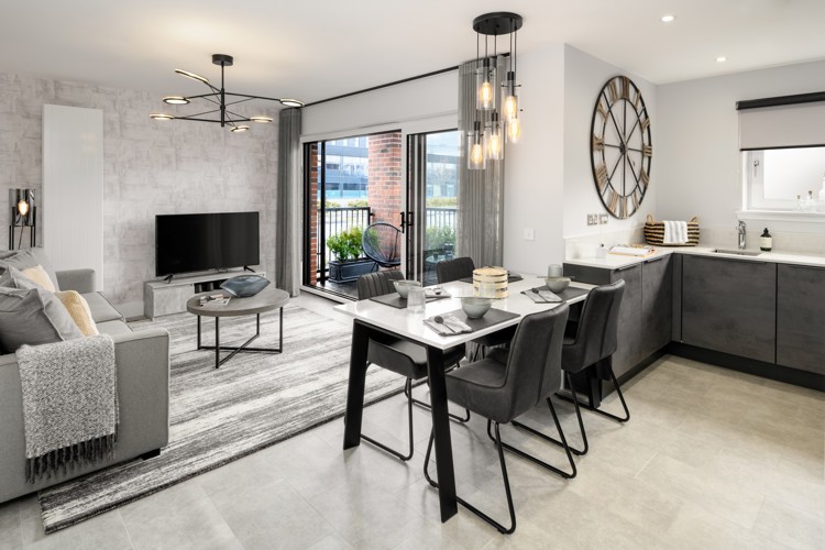 Vb1776234 Pacific Quay The Stirling Kitchen To Living Area 1600X1067
