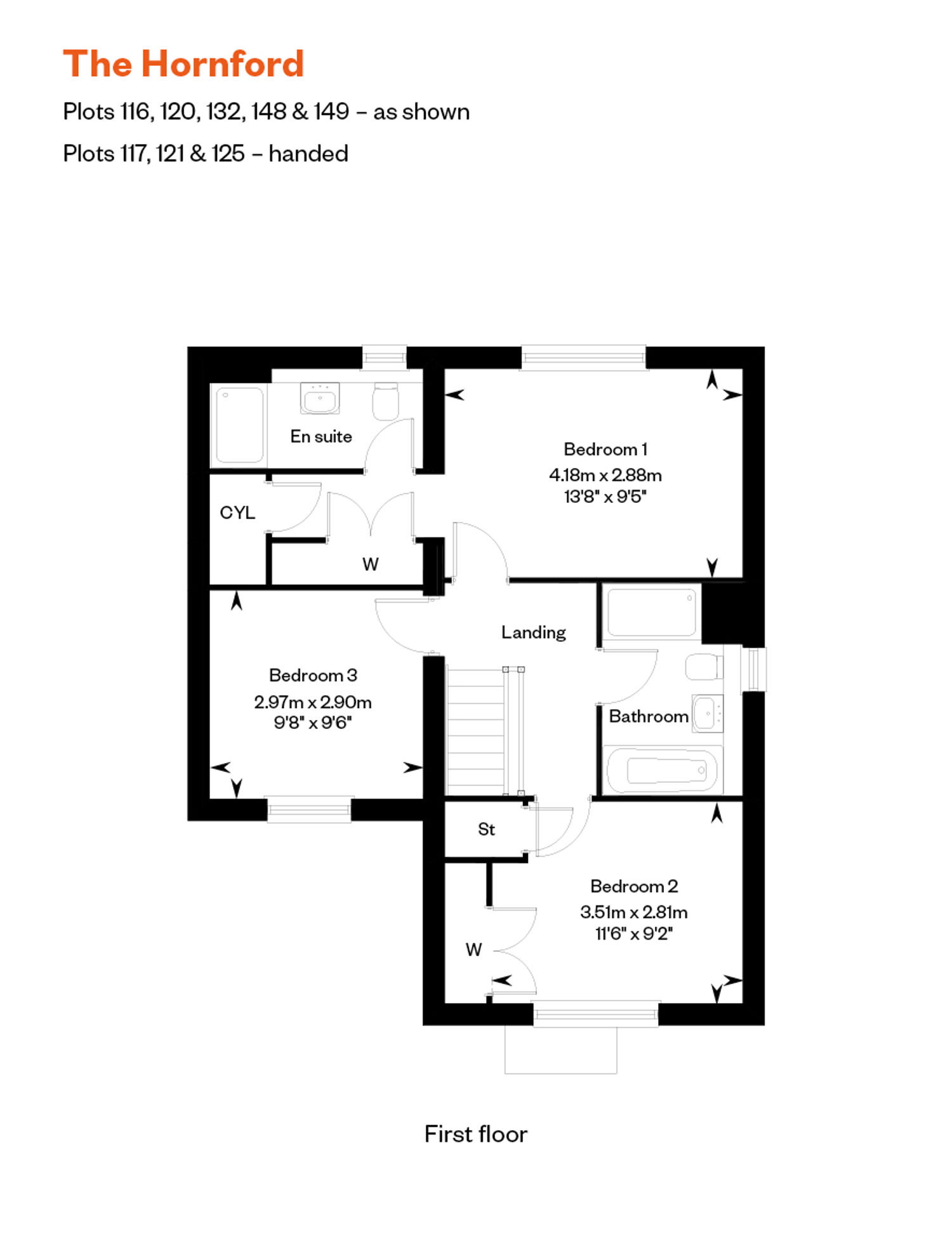 The Hornford FF ASHP Floor Plan