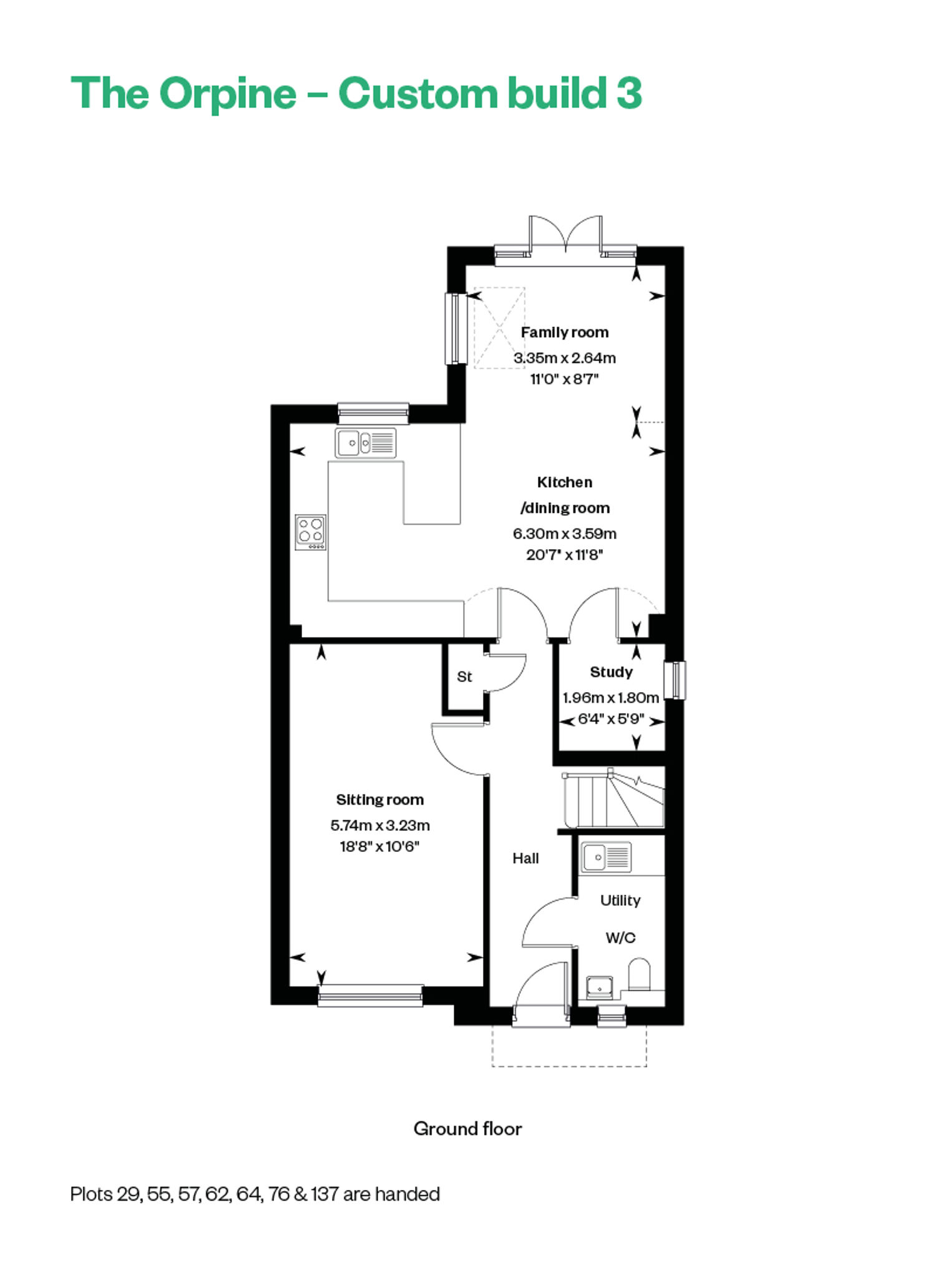 Samuel Gardens Floorplans The Orpine CB3 GF