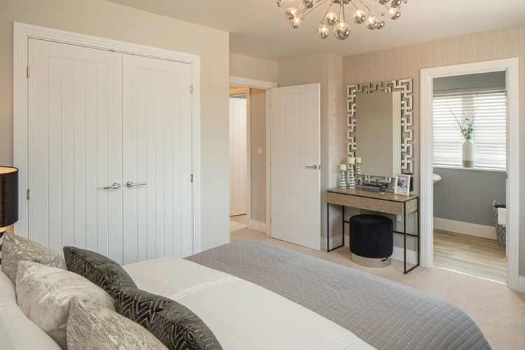 The Hurwick_Bedroom1 with ensuite&wardrobe_Ufford Chase, Great Bentley