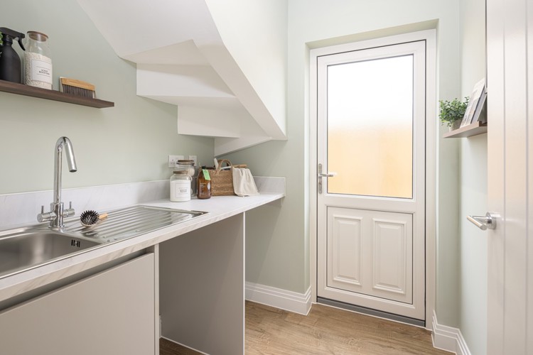 The Laurel Bliss Willows utility room