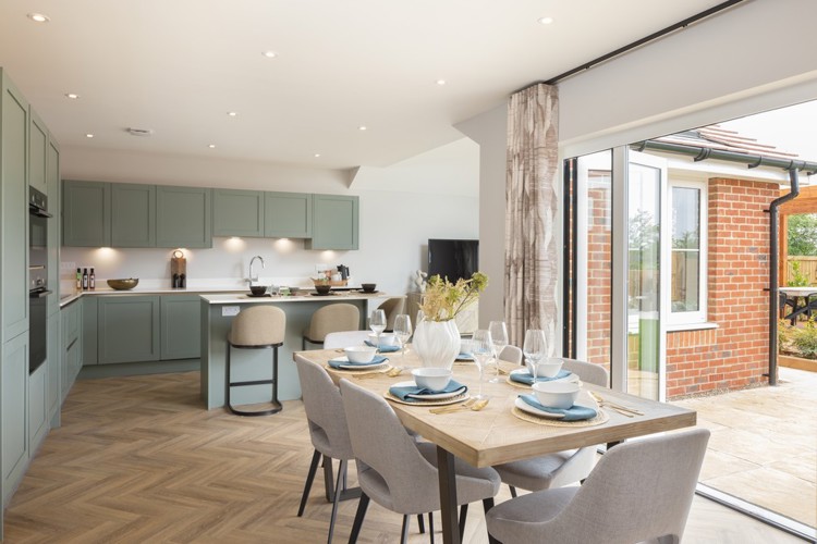 Whitethorn dining area in our 5 bedroom houses for sale potters bar