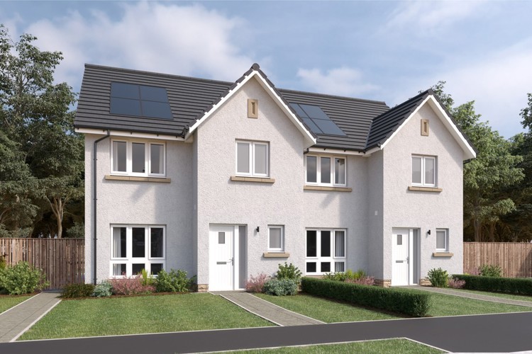 The Banton External CGI | 3 bedroom home for sale in Edinburgh
