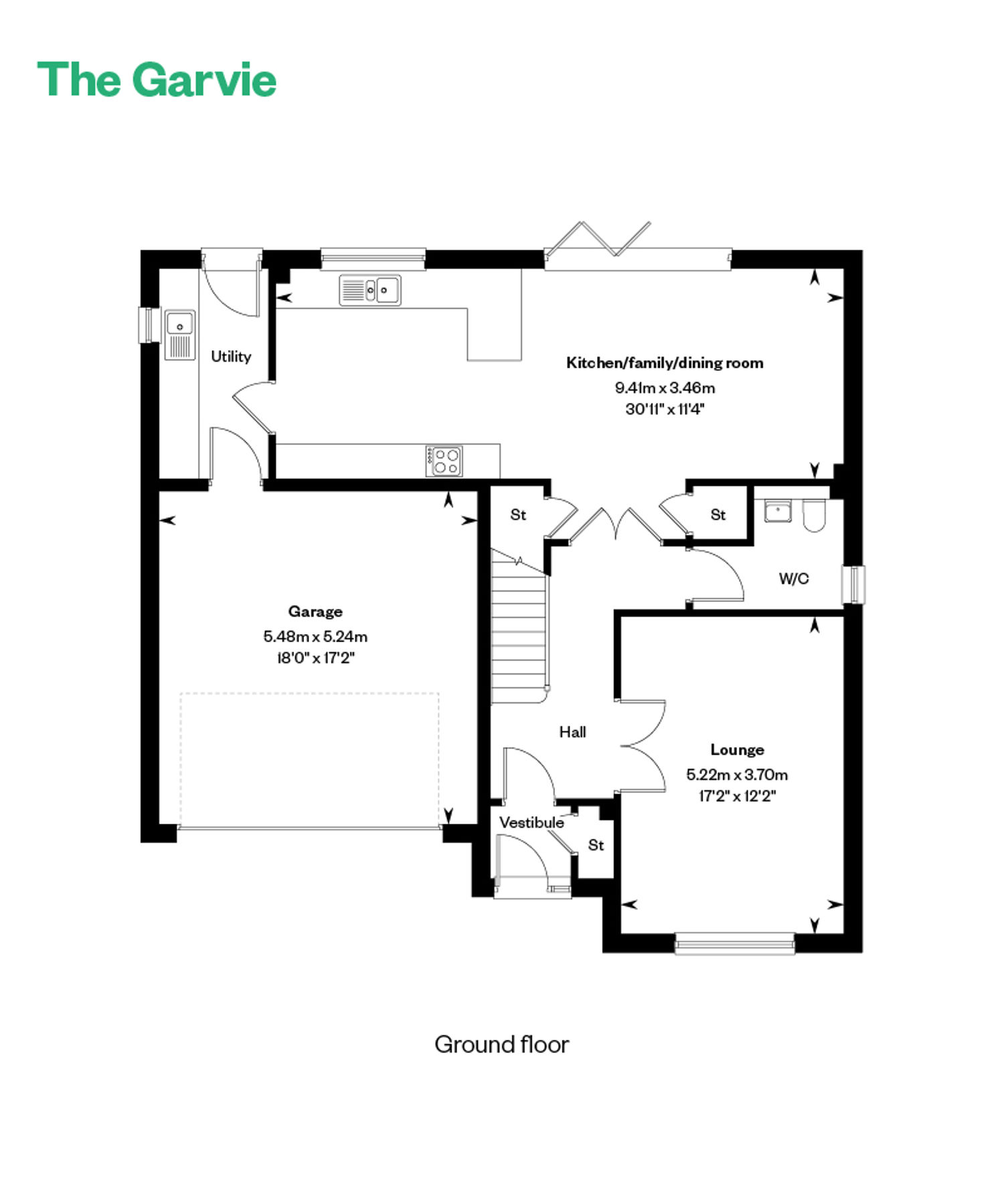 5145695 CALA NORTH Milltimber Phase 4 Woodhurst Floor Plans Web The Garvie GF 800X1200px