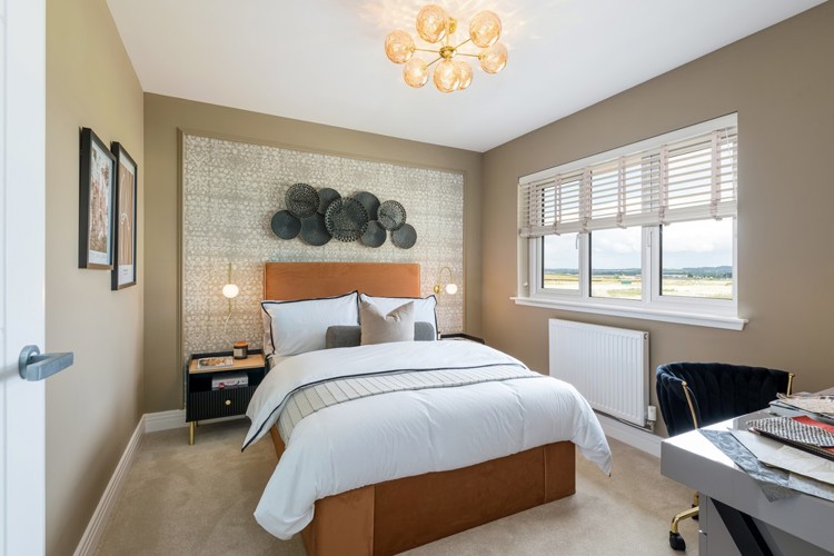 4 bedroom showhome | Light-filled bedroom