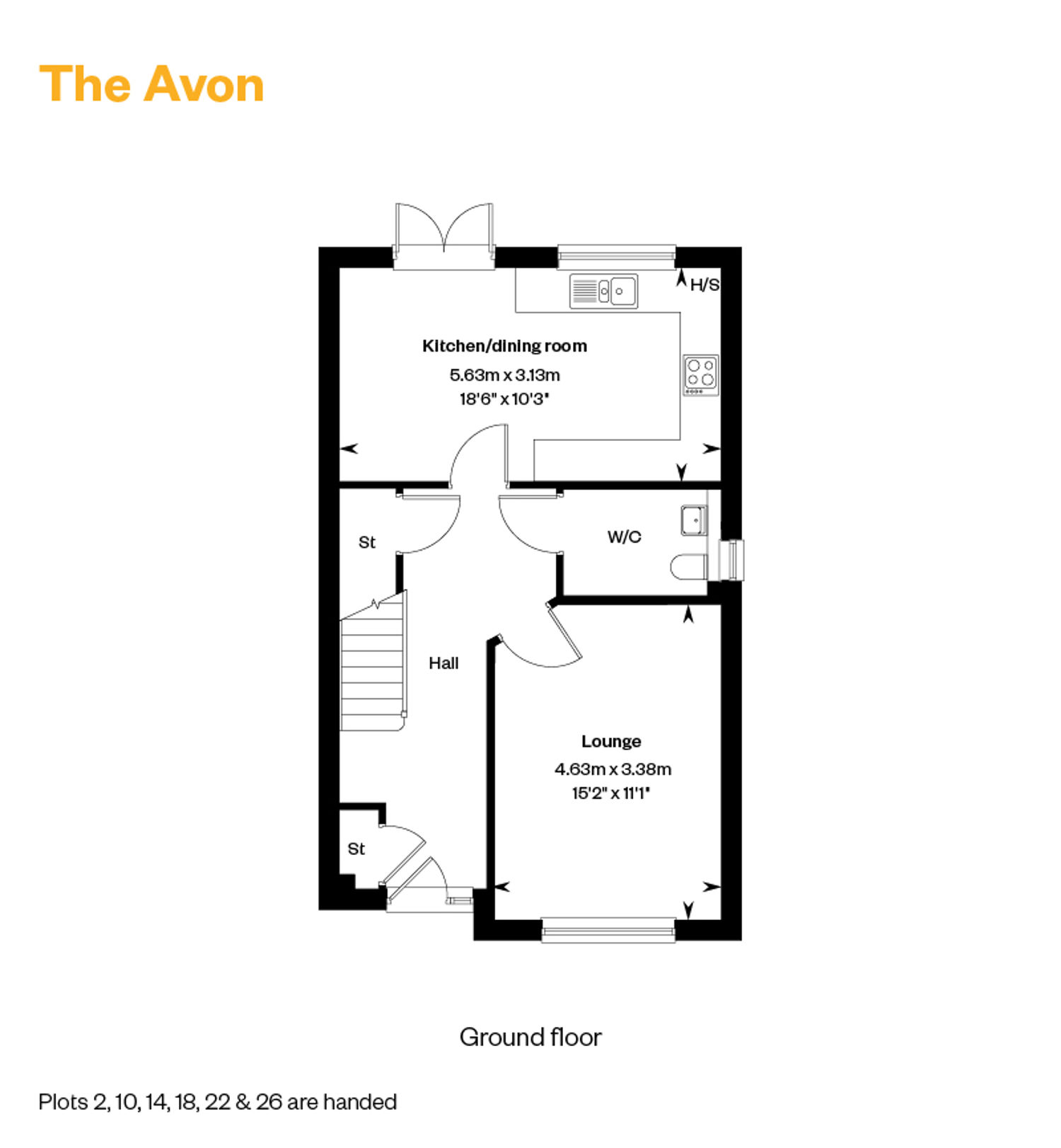 5072205 CALA WEST Lathallan Grange Floorplan Inserts Web The Avon GF 1200X800