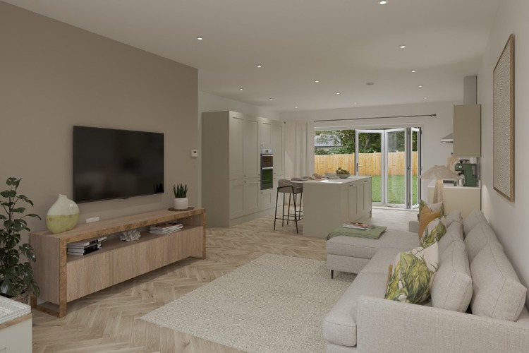 New Homes For Sale Cala At Bliss Willows Chipping Norton The Yew House Type Family room And Kitchen