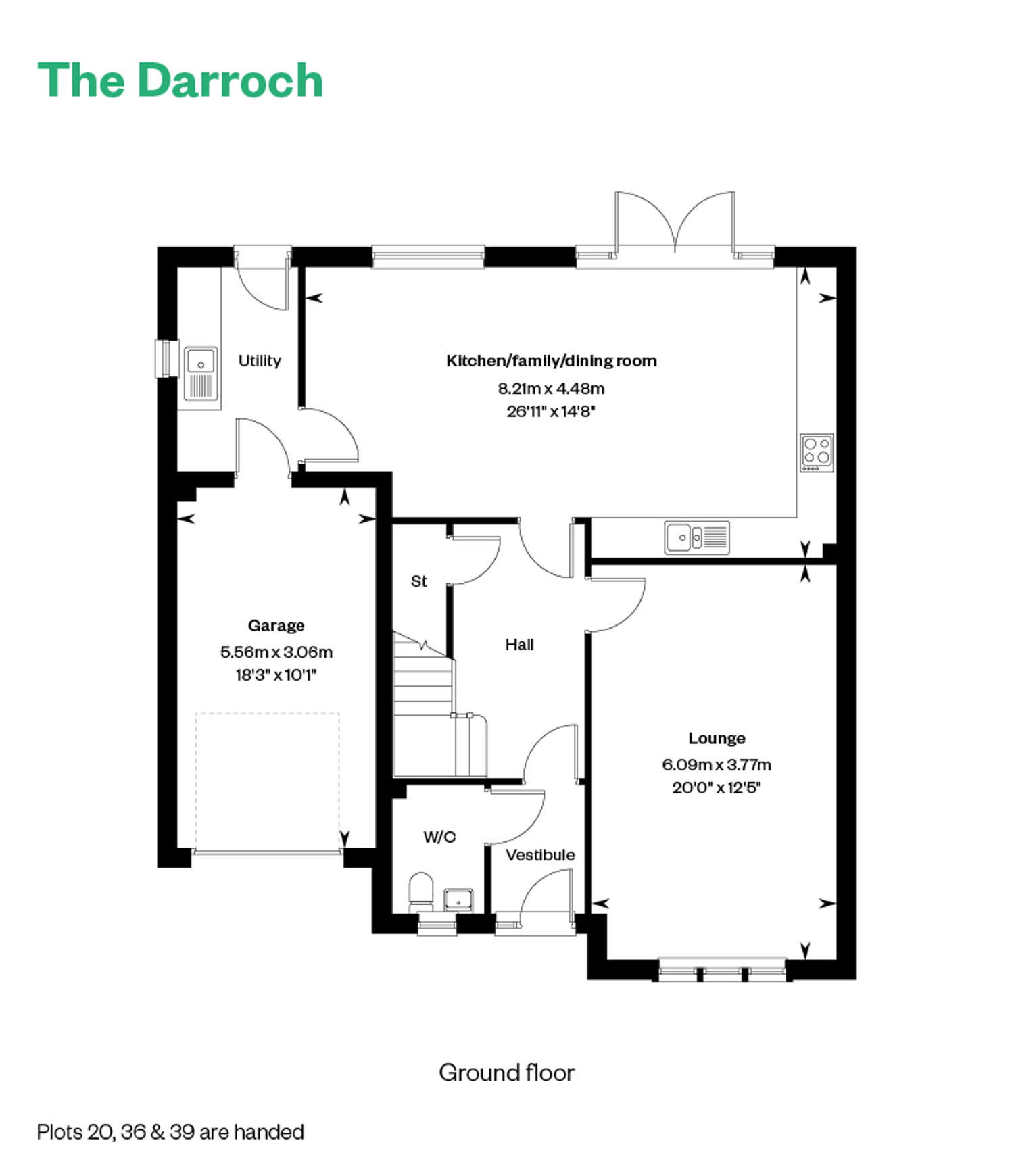 Hillside Gardens Web Floor Plan The Darroch GF 800 X 1200