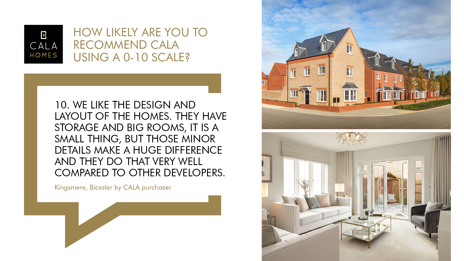 Kingsmere, Bicester New homes Oxfordshire Cala Homes