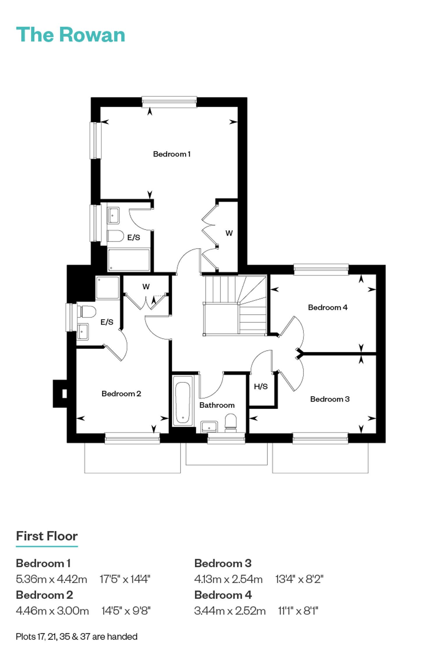 Maiden View Rowan Floorplan First Floor