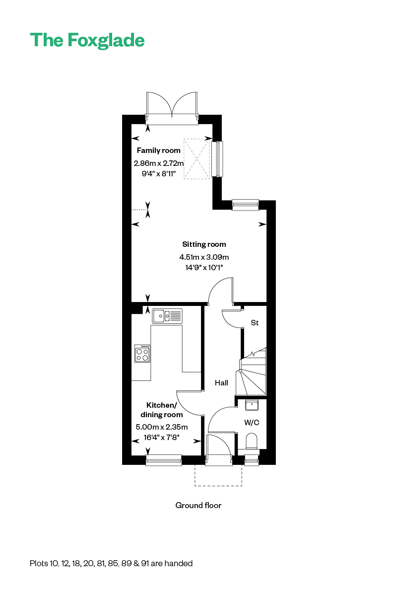 Floorplan of house for sale in Deepcut