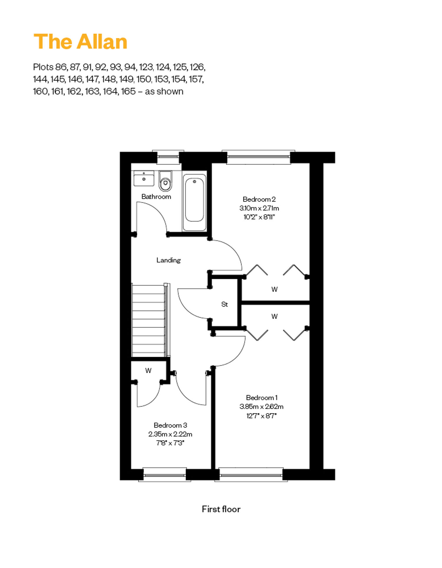 West Craigs The Allan Floorplan FF