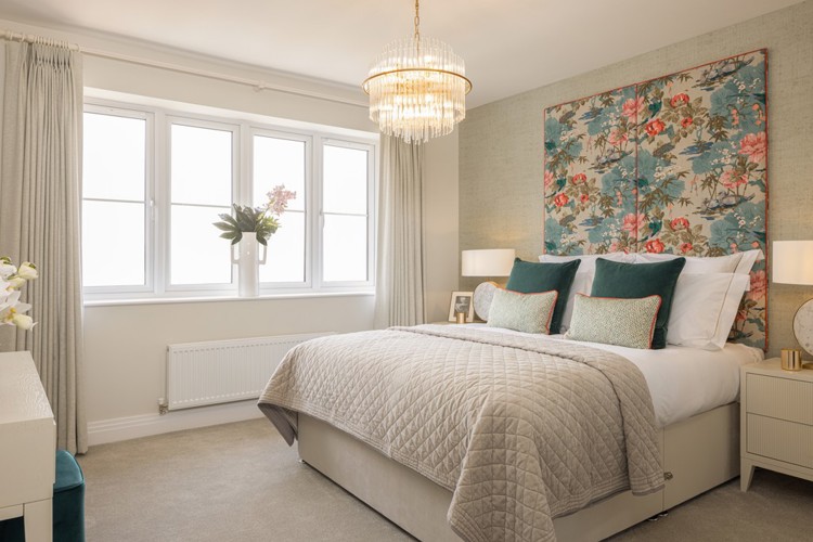 Waltham Bedroom 1 in our new build houses for sale potters bar