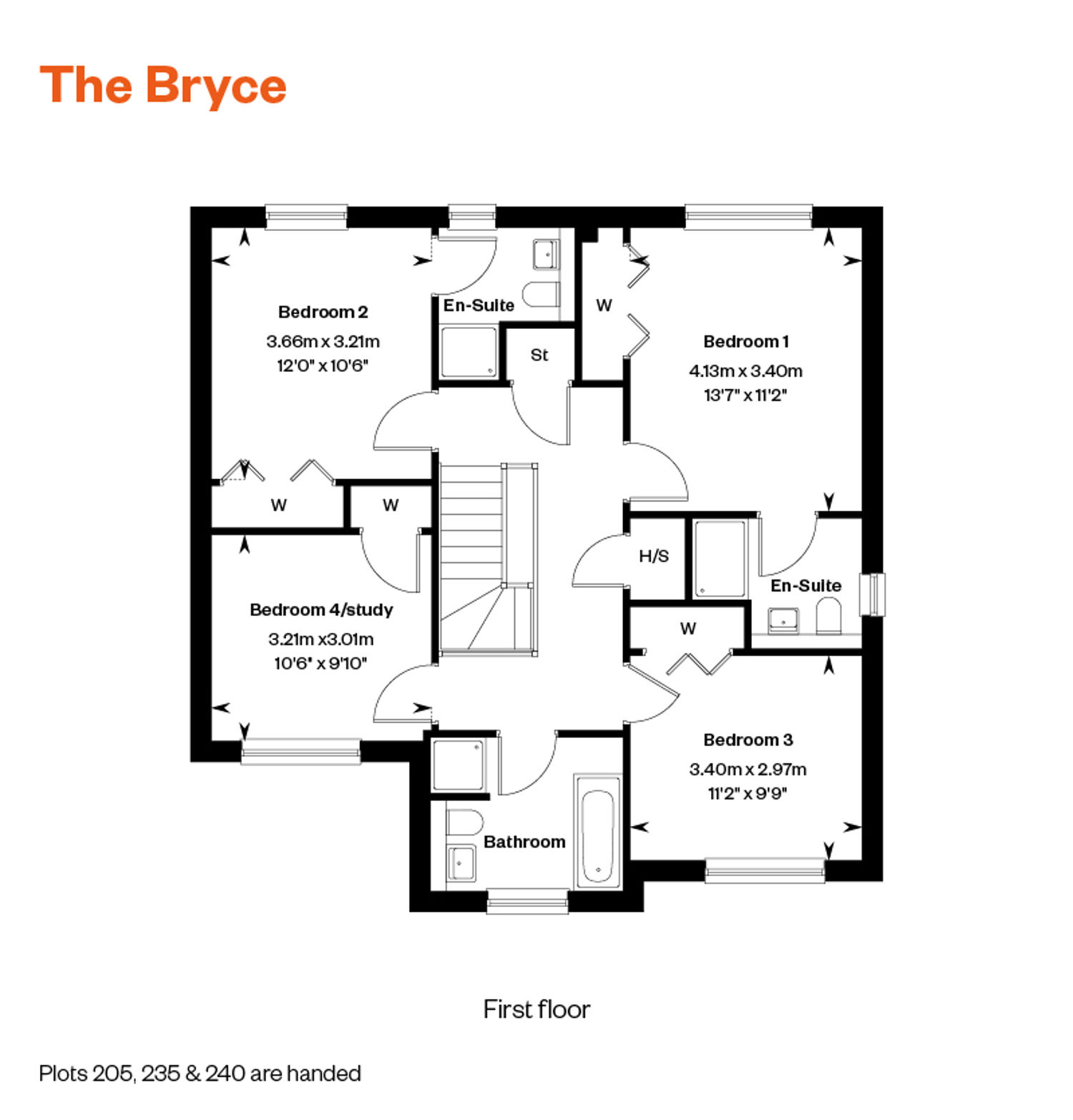The Bryce first floor