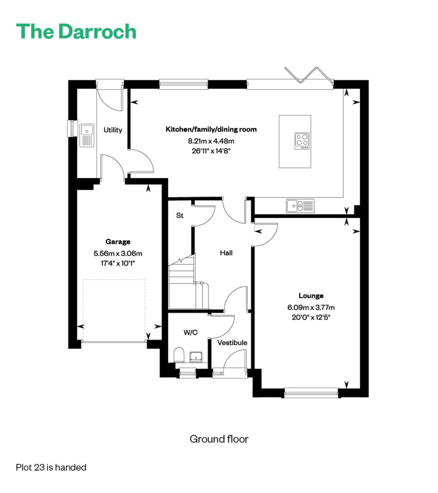 6272268 CALA WEST Fauldhead South Weaver'sbrae PH 2 Web Floorplans Darroch GF 800X1200