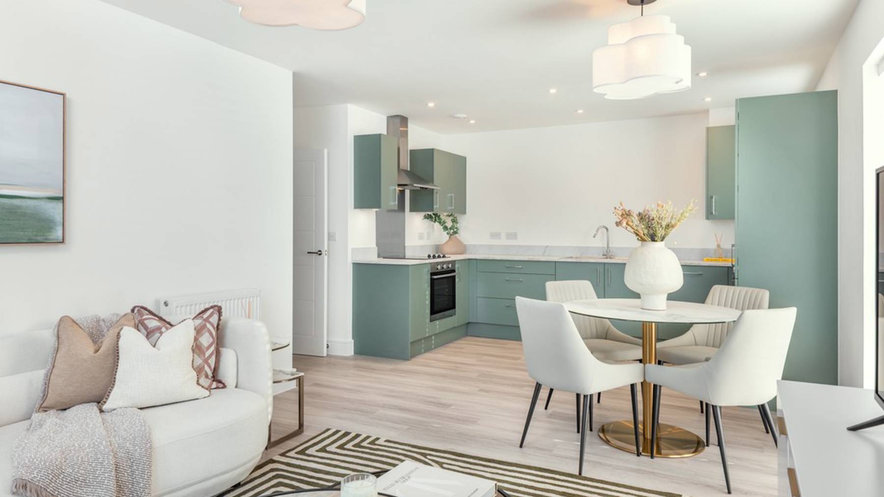 Flint Apartments Ground Floor Kitchen Dining