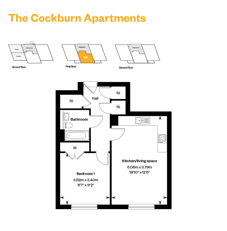 West Craigs Cockburn Apartments Plot 236