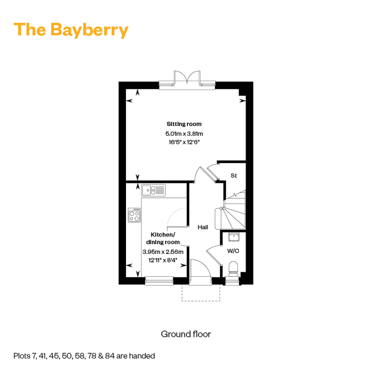 Bliss Willows Floorplans The Bayberry Ground Floor