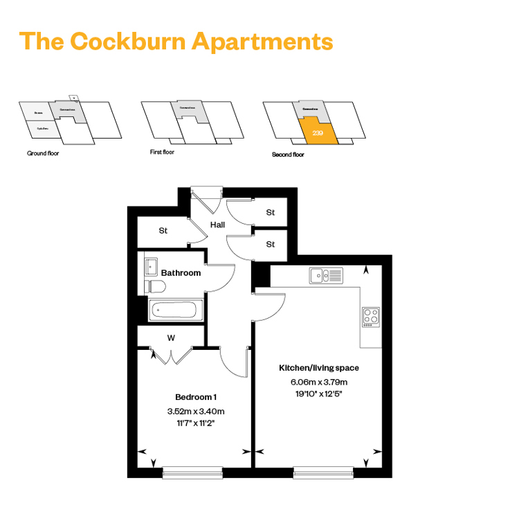 West Craigs Cockburn Apartments Plot 239