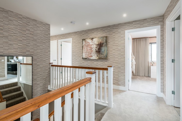 5 bedroom showhome | upstairs landing with plenty of space