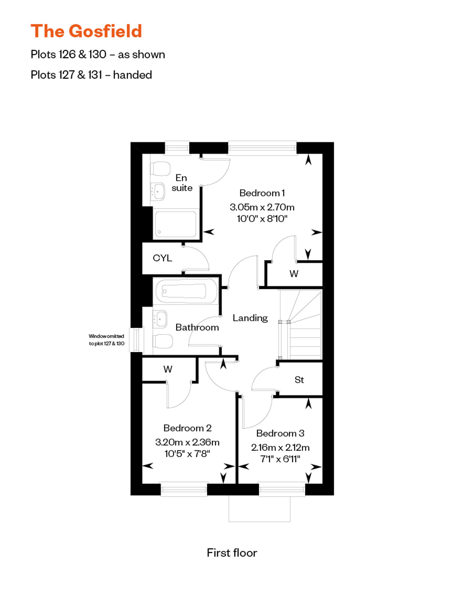 The Gosfield FF ASHP Floor Plan