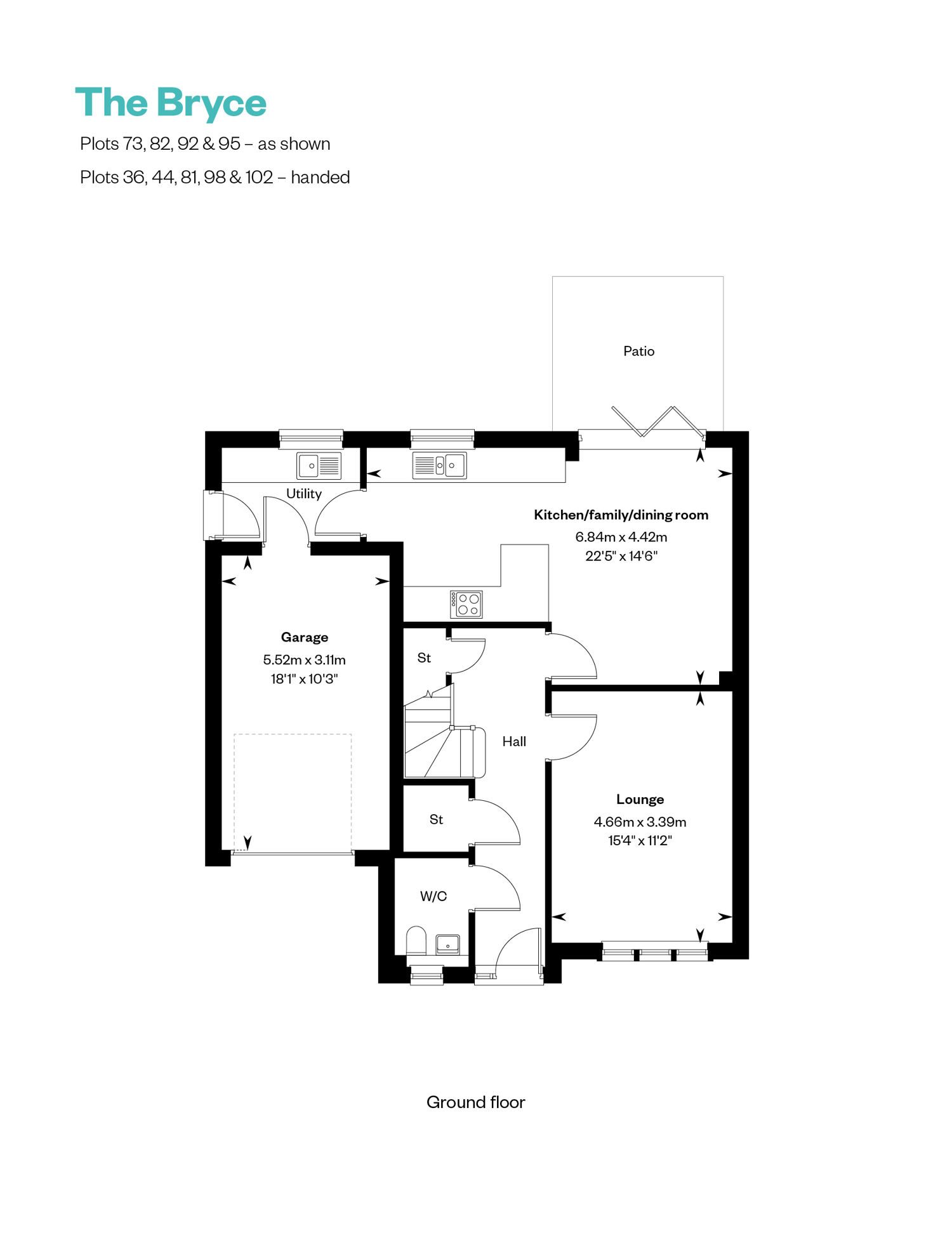 4611411 CALA EAST Millgate Lawns Web Floorplan Jpgs The Bryce GF 5916572