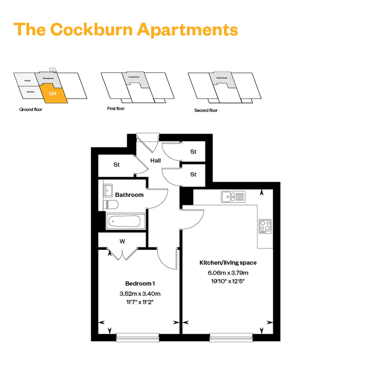 West Craigs Cockburn Apartments Plot 234