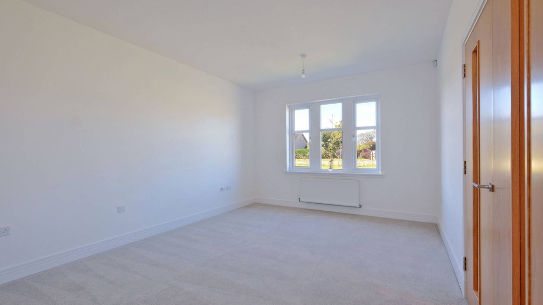 Living room in plot 32 at Burnland Meadows 