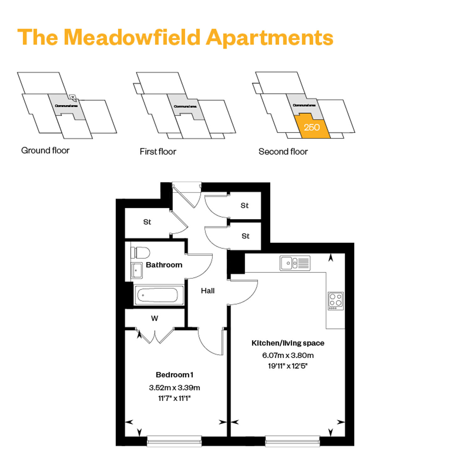 The Meadowfield Apartment Plot 250
