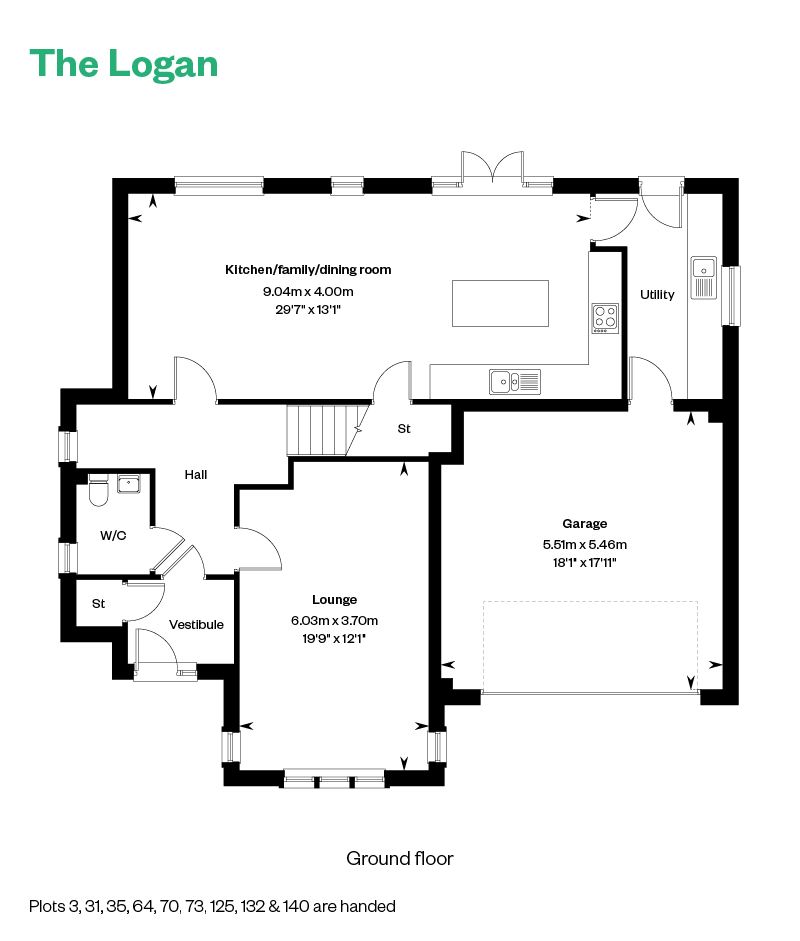 Hillside Gardens Web Floor Plan The Logan GF 800 X 1200