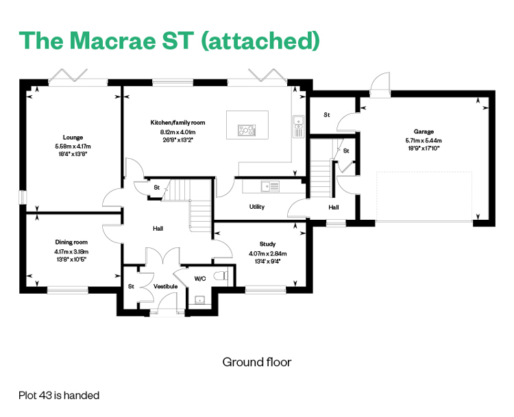 7795406 CALA WEST SCOTLAND BALLAGAN WOODS The Macrae SE (Attached) Ground Floor