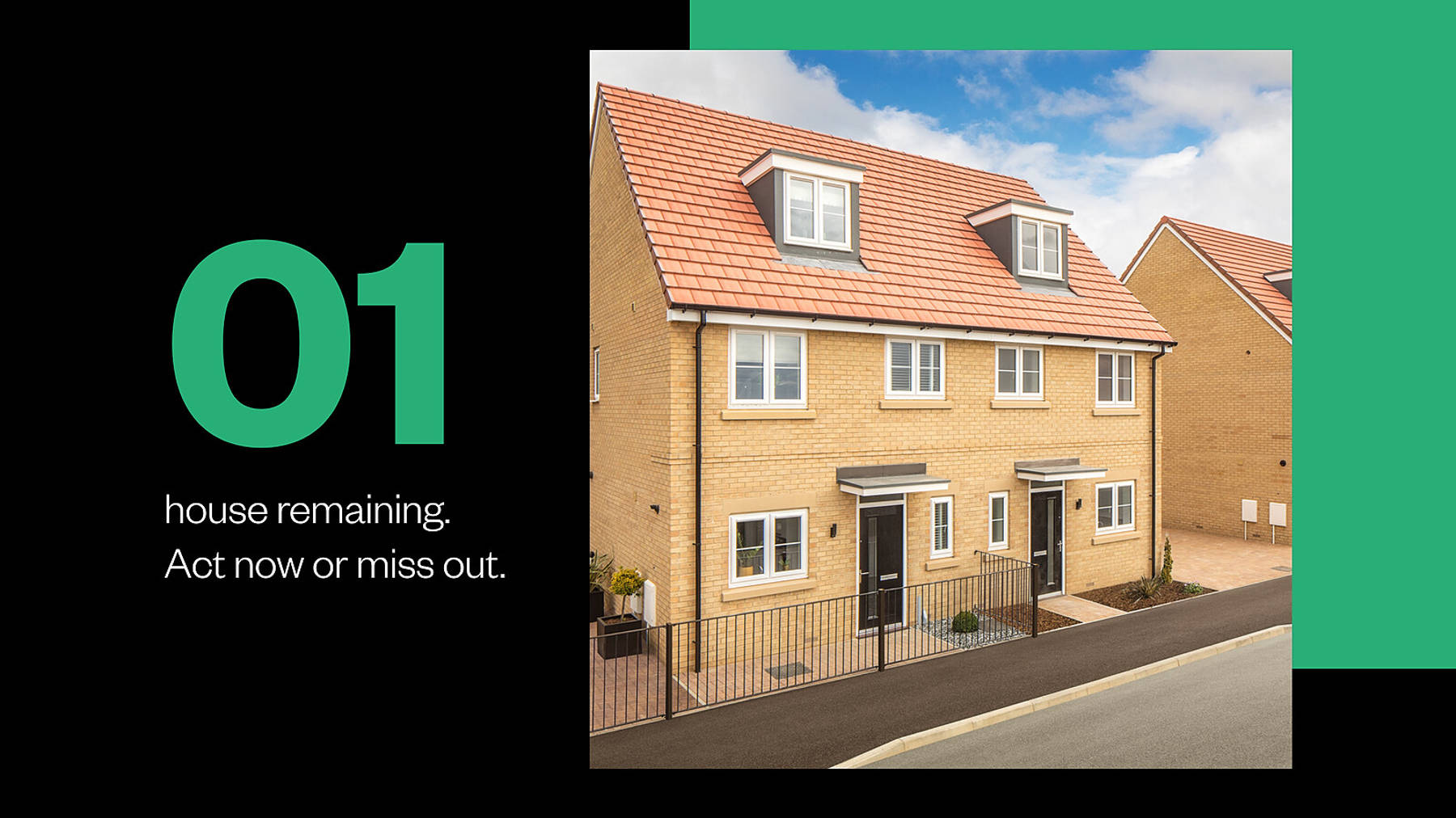Final House Left At Hampton Lakes, Peterborough