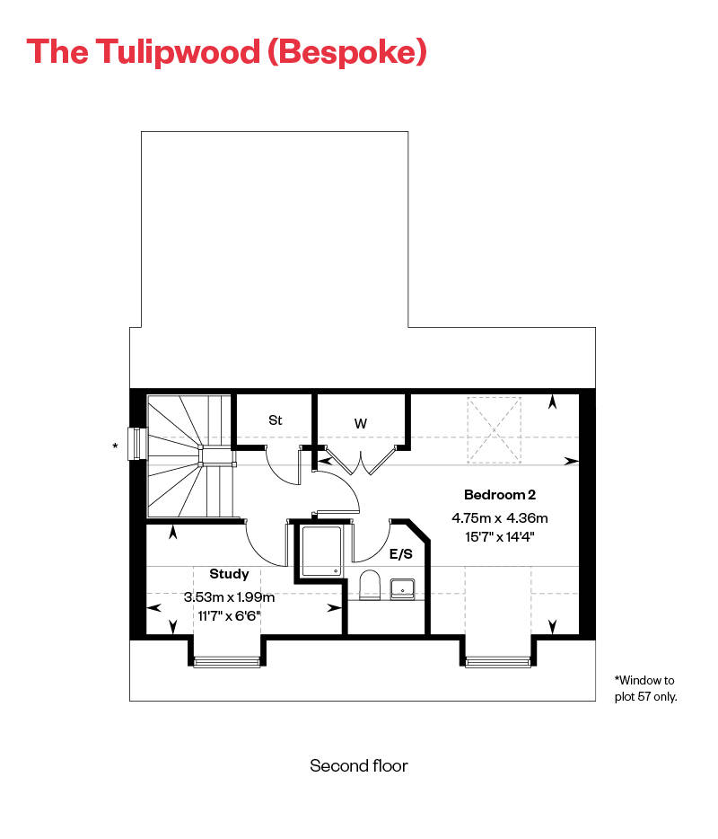 The Tulipwood Bespoke SF Floor Plan Ingatestone Grove, Essex