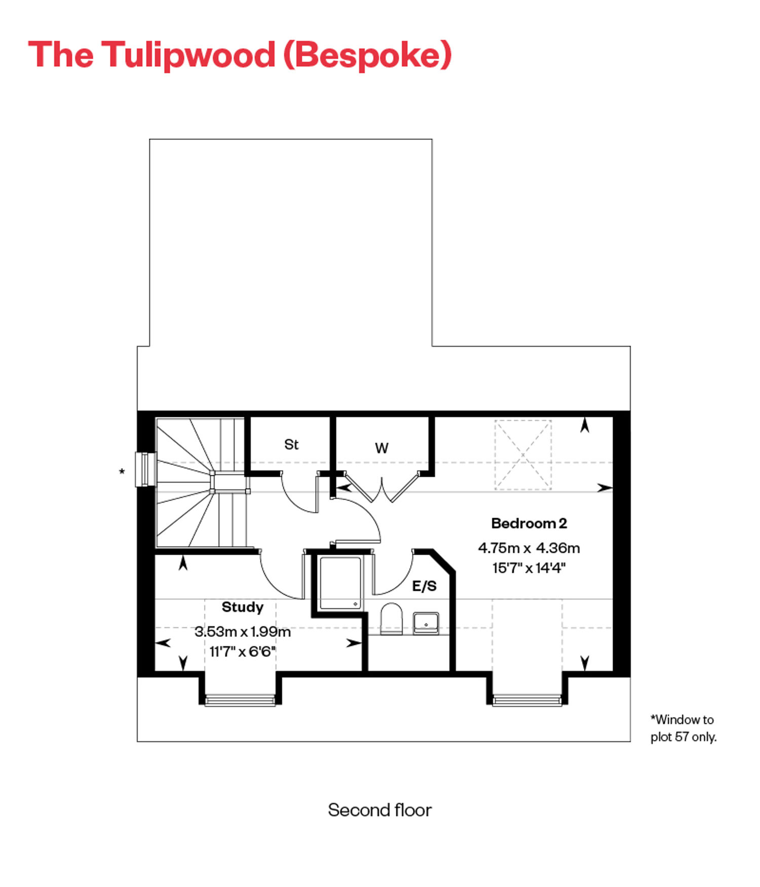 The Tulipwood Bespoke SF Floor Plan Ingatestone Grove, Essex